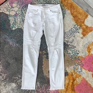 Just Black white jeans